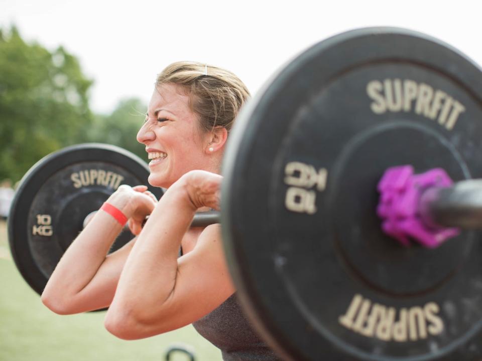 Woman Lifting Weight CrossFit