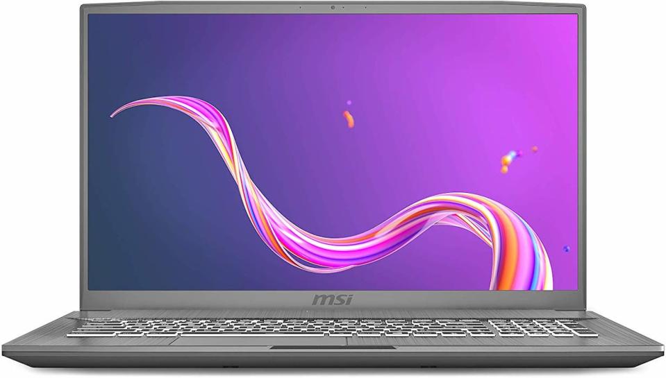 MSI laptops are portable and powerful. (Photo: Amazon)