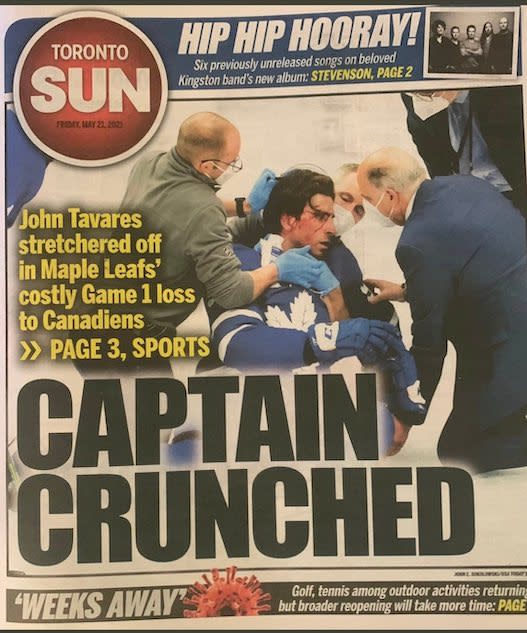 John Tavares Maple Leafs Toronto Sun