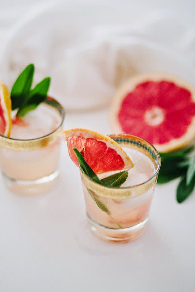 Grapefruit Sage Mimosa