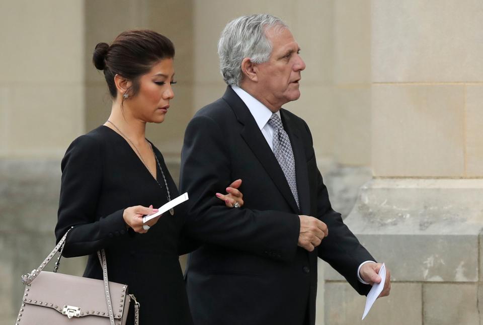 Julie Chen and Les Moonves. (Photo: Drew Angerer via Getty Images)