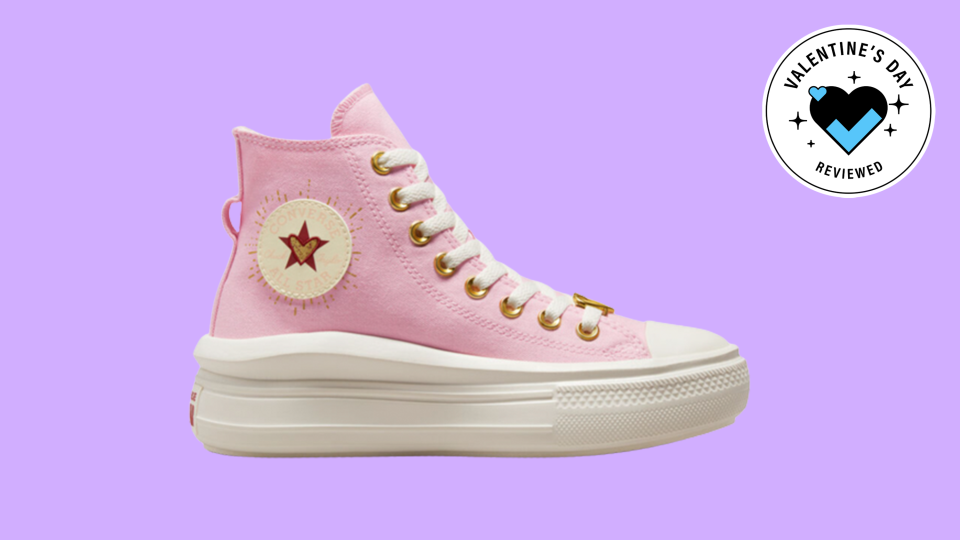 Valentine’s Day Gifts for her: Chuck Taylor All-Star Move Platform Hearts