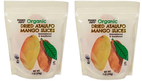 Trader Joes Organic Dried Ataulfo Mango Slices - pack of 2