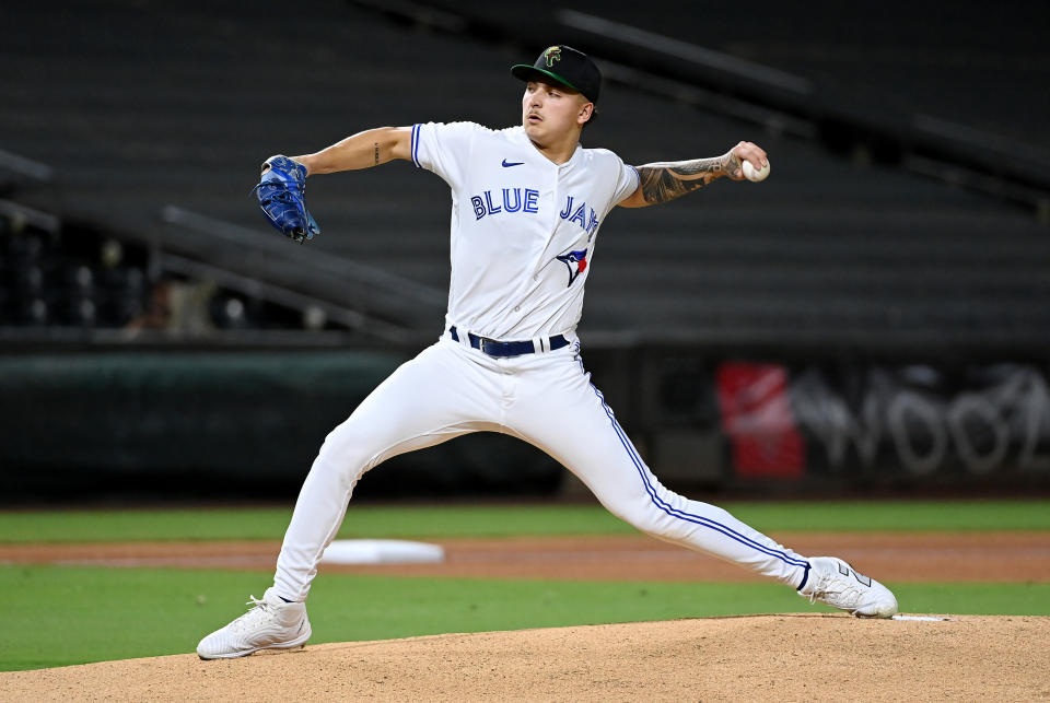 Ricky Tiedemann。（Photo by Norm Hall/MLB Photos via Getty Images）