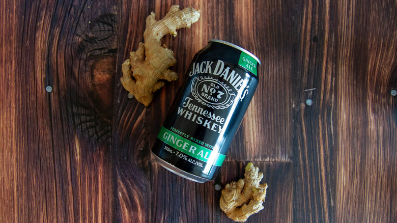 Jack & Ginger Ale with real ginger