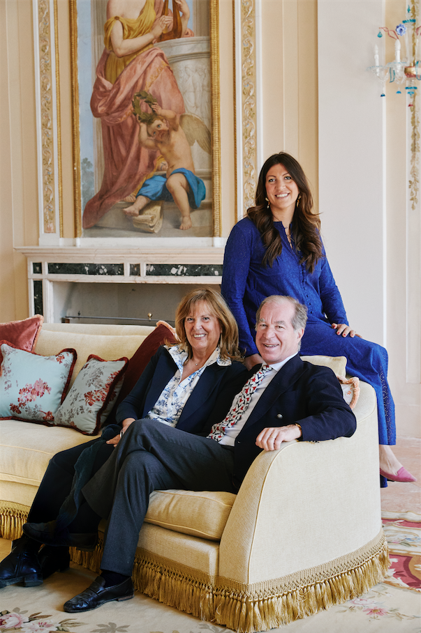 Valentina De Santis with her mother Antonella and father Paolo. - Credit: Stefan Giftthaler/Courtesy of Passalacqua