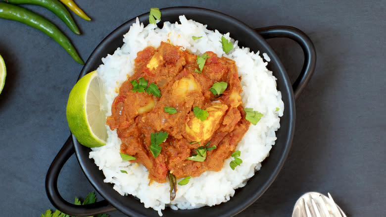 A Madras style Indian curry