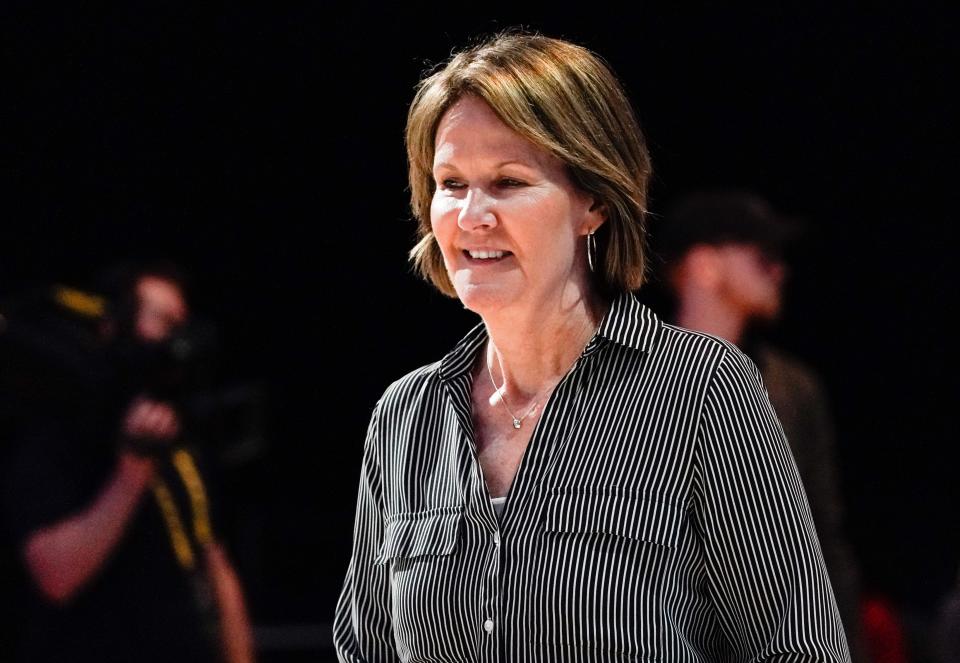 Longtime Indiana Fever and Indiana Pacers executive Kelly Krauskopf.