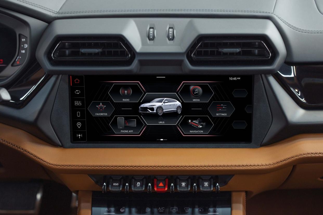 2025 lamborghini urus se interior