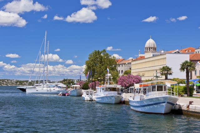 Sibenik, Croatia view