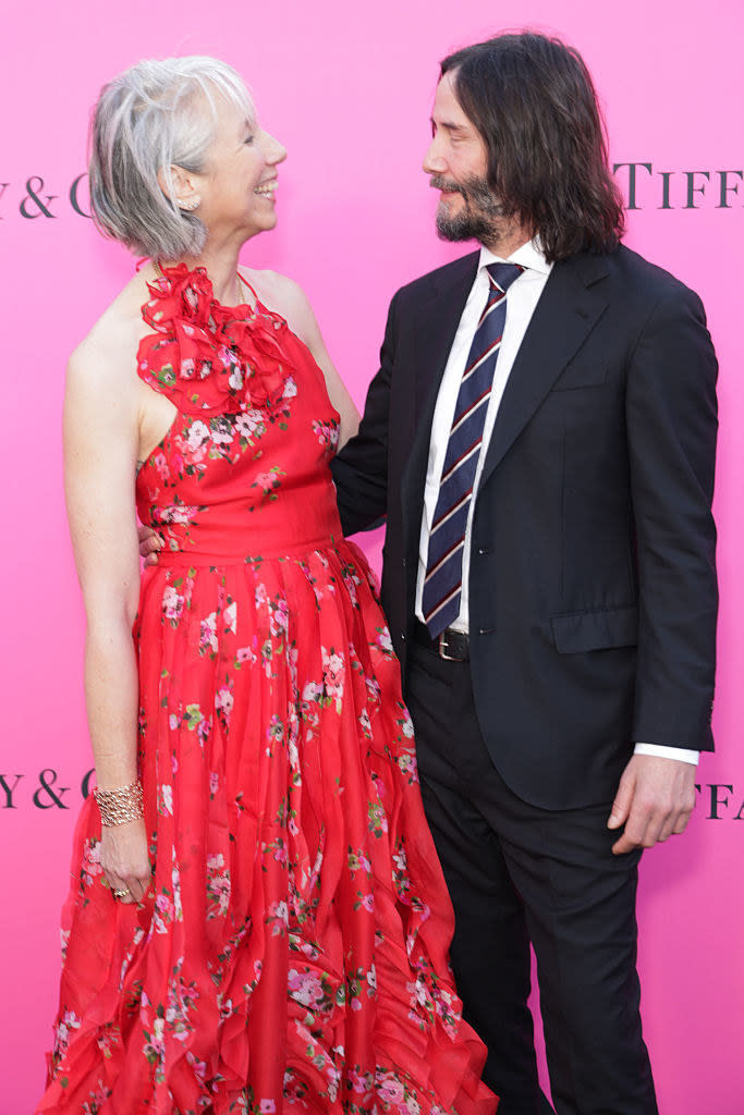 Alexandra Grant and Keanu Reeves