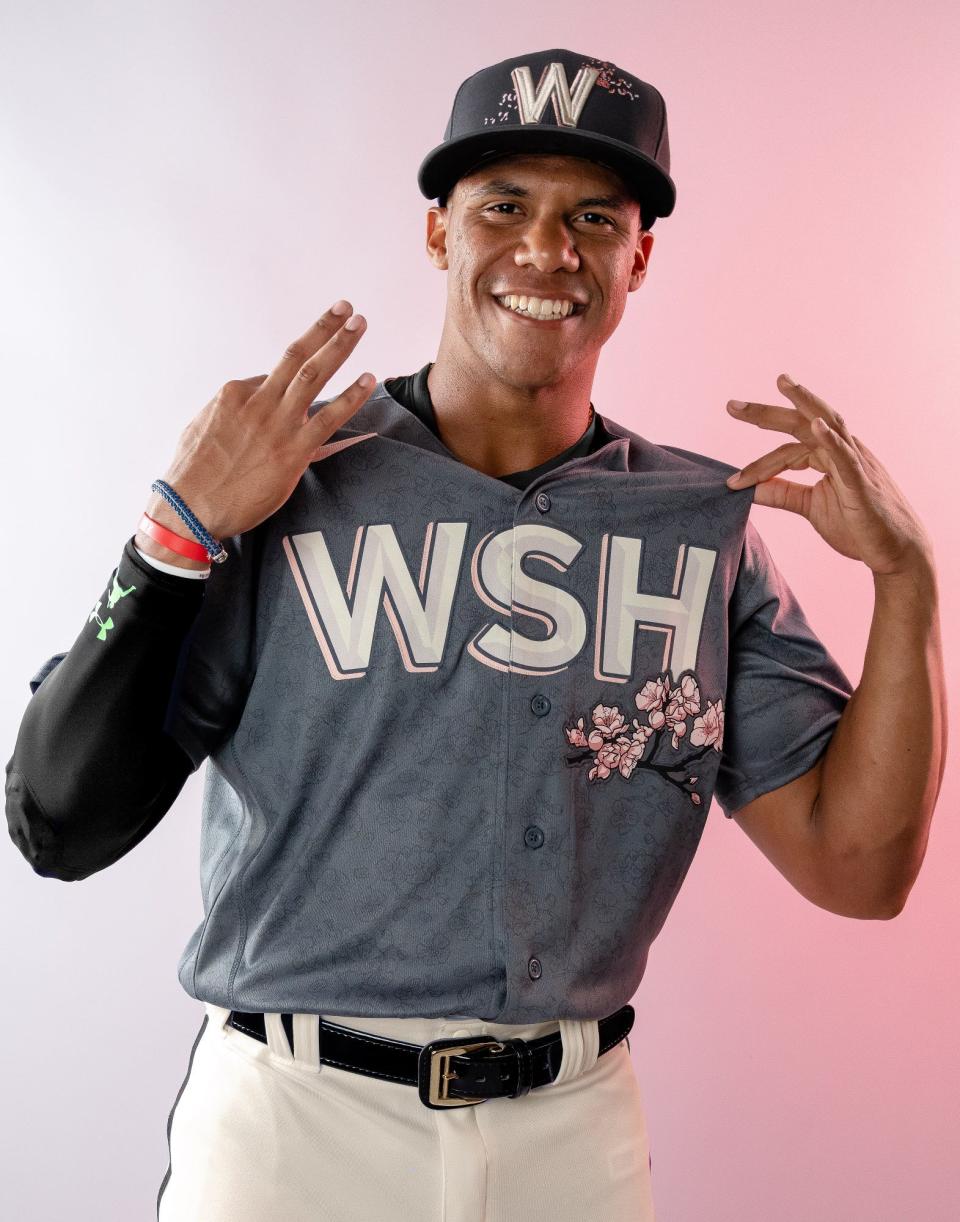 Juan Soto in City Connect jersey