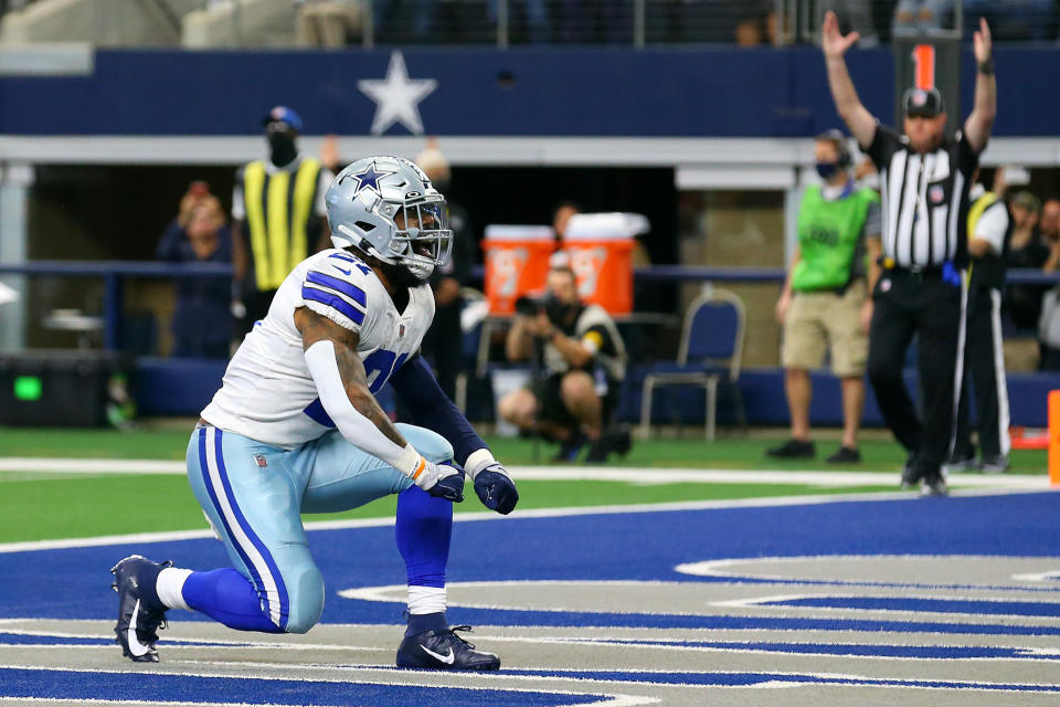 All's right in the Cowboys' world. (Photo by Richard Rodriguez/Getty Images)