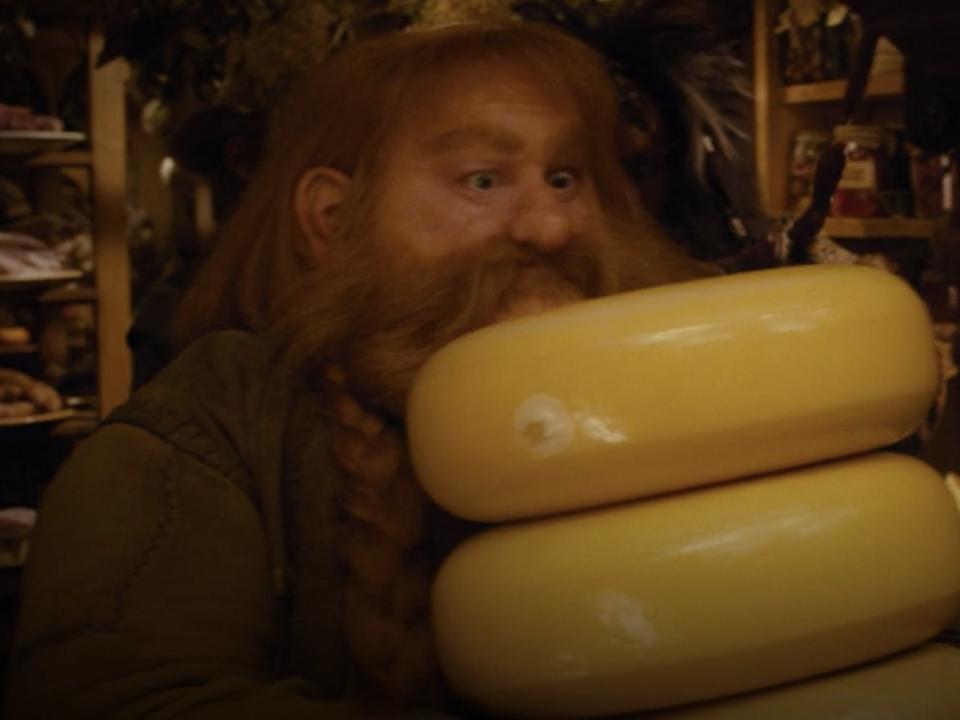 Stephen Hunter as Bombur in "The Hobbit: An Unexpected Journey"