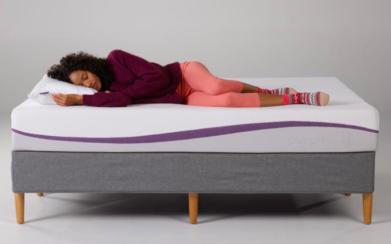 Sleep like a baby on the Purple Hybrid Premier. (Photo: Purple.com)