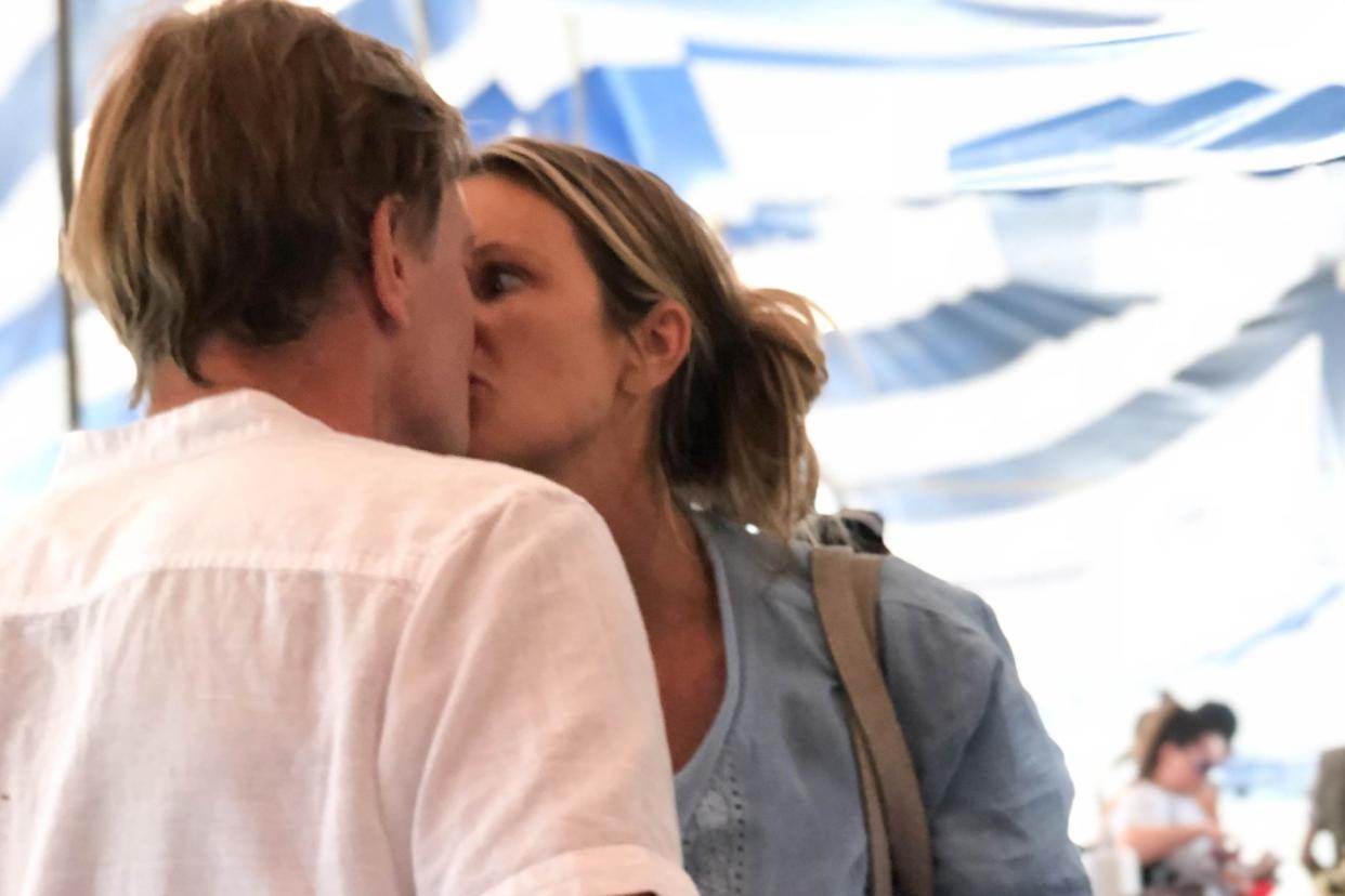 New romance? Elle Macpherson was spotted kissing Andrew Wakefield: Splash News / SplashNews.com