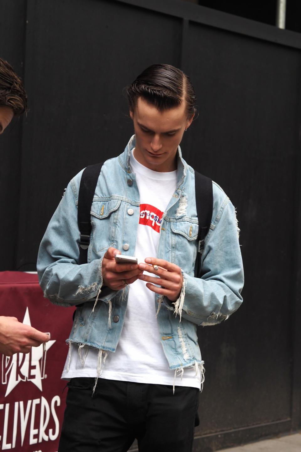<p>Lets face it, male models can do no wrong when it comes to off-duty street style. [Photo: Yahoo Style UK/Sabrina Carder] </p>