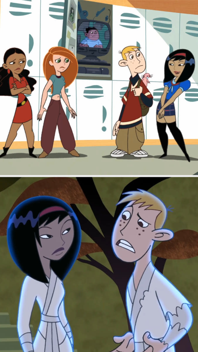 Screenshots from "Kim Possible"