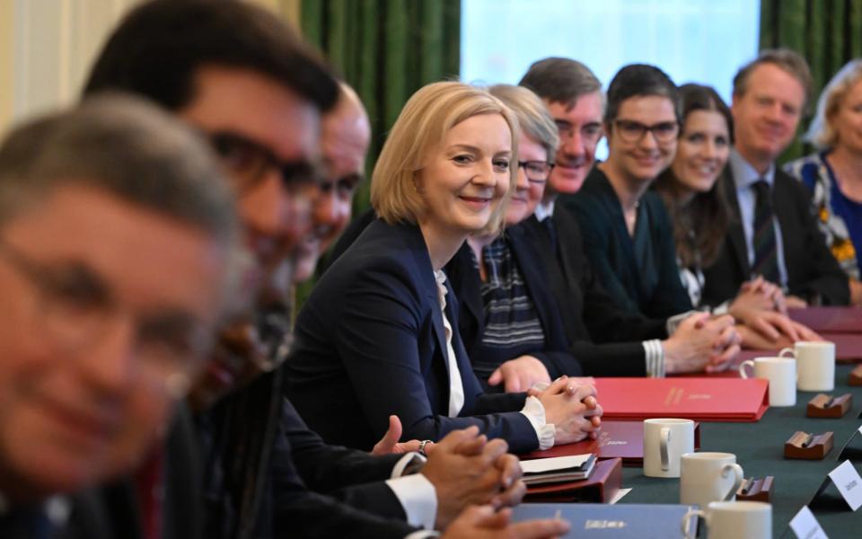 Liz Truss holds her first Cabinet meeting in No 10 this morning  - Jeremy Selwyn/Selwyn Pics