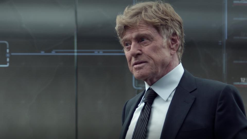 Robert Redford in a suit in The Winter Soldier