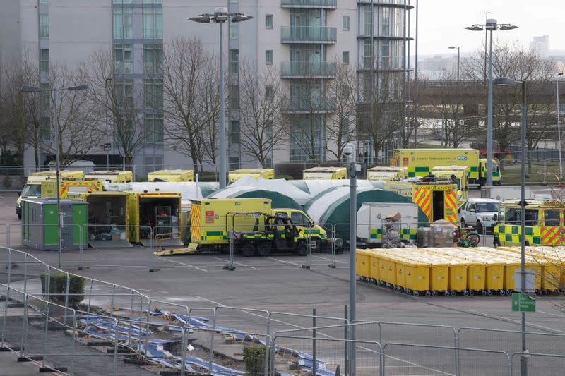 Britain builds NHS Nightingale Hospital for coronavirus patients in London