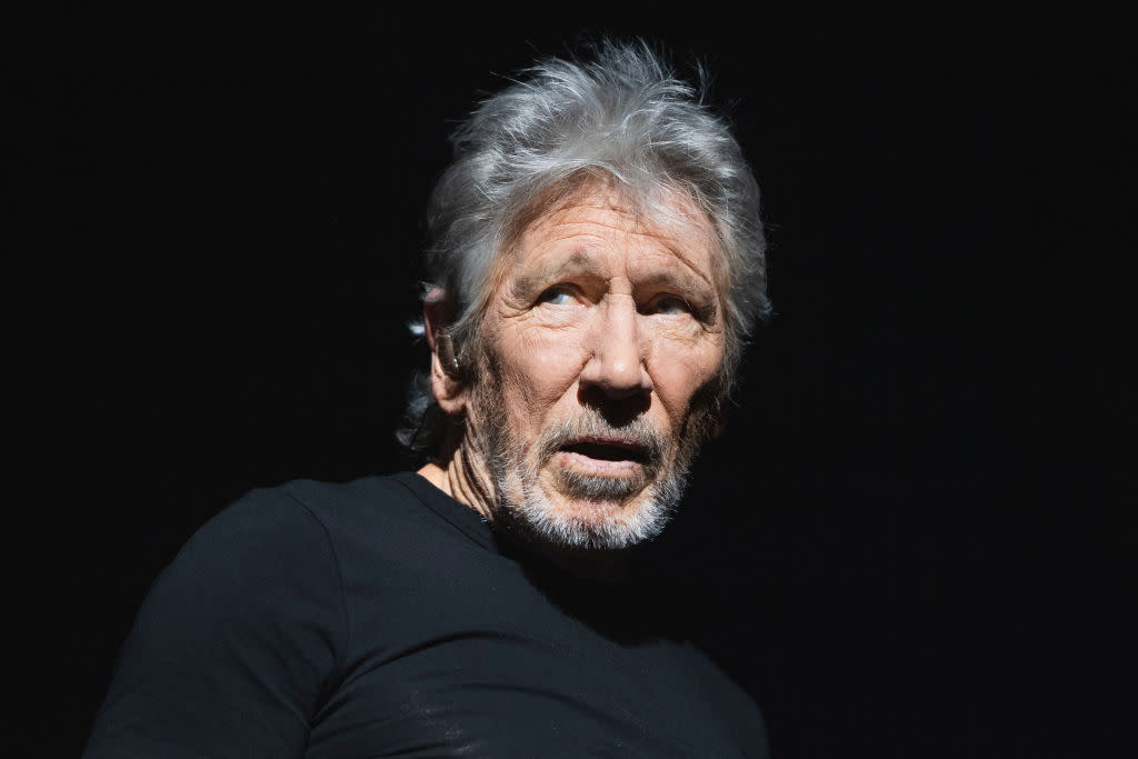  A picture of Roger Waters performing live in Germany in 2023 