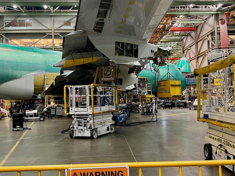 Boeing 747 Factory Tour.