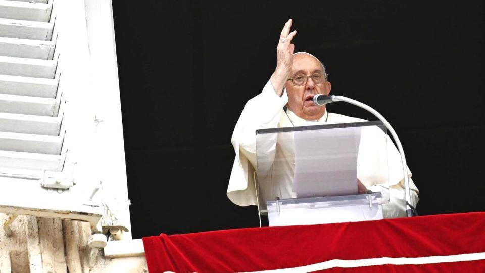 天主教教宗呼籲哈瑪斯釋放所有在10月初7所劫持的人質。圖：天主教教宗方濟各／梵帝崗新聞官網