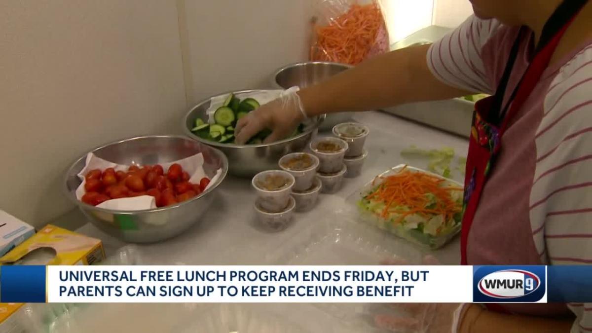 Universal free school lunch program ends Friday