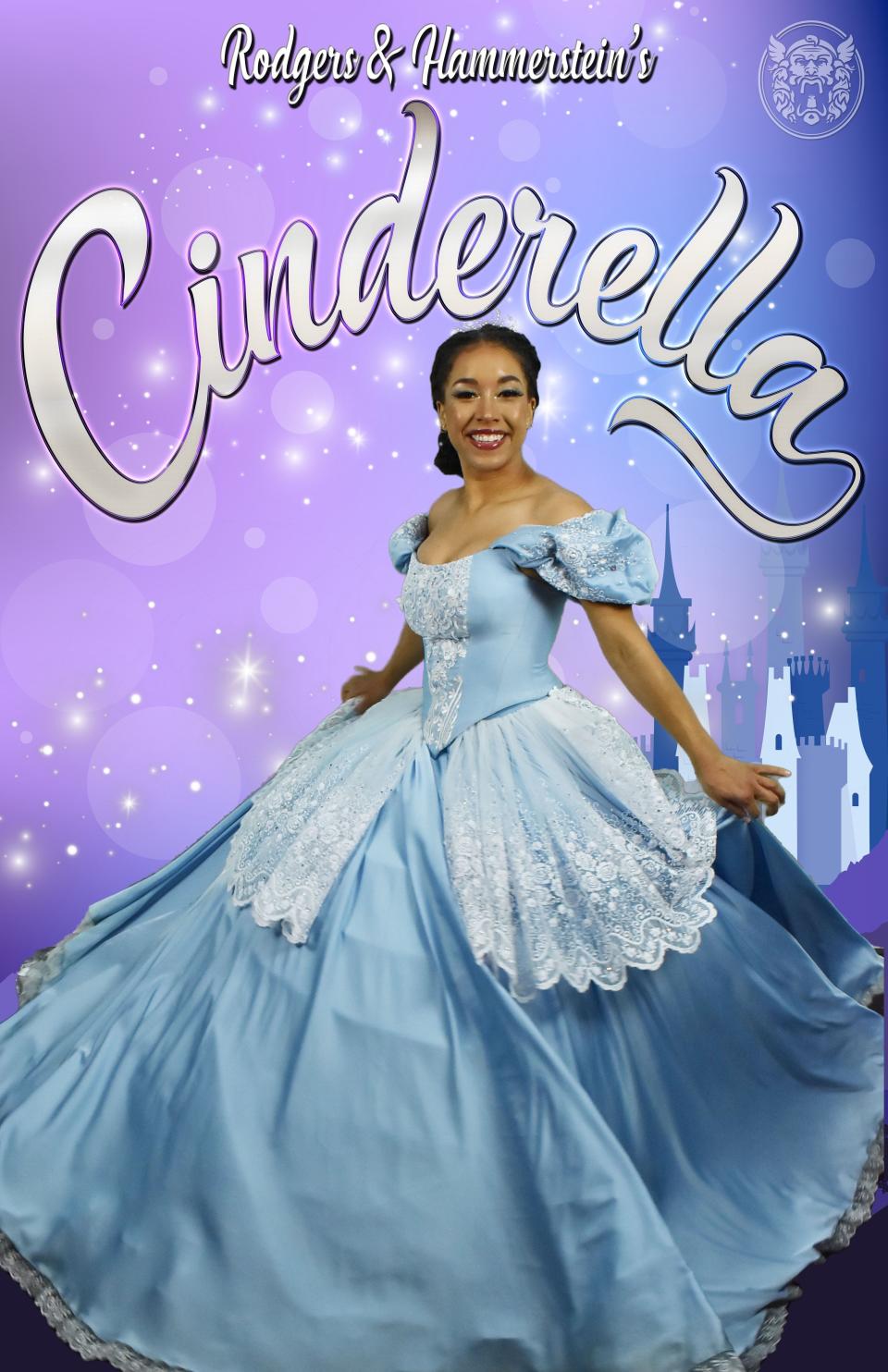Imari Stout in gown for "Cinderella" promo