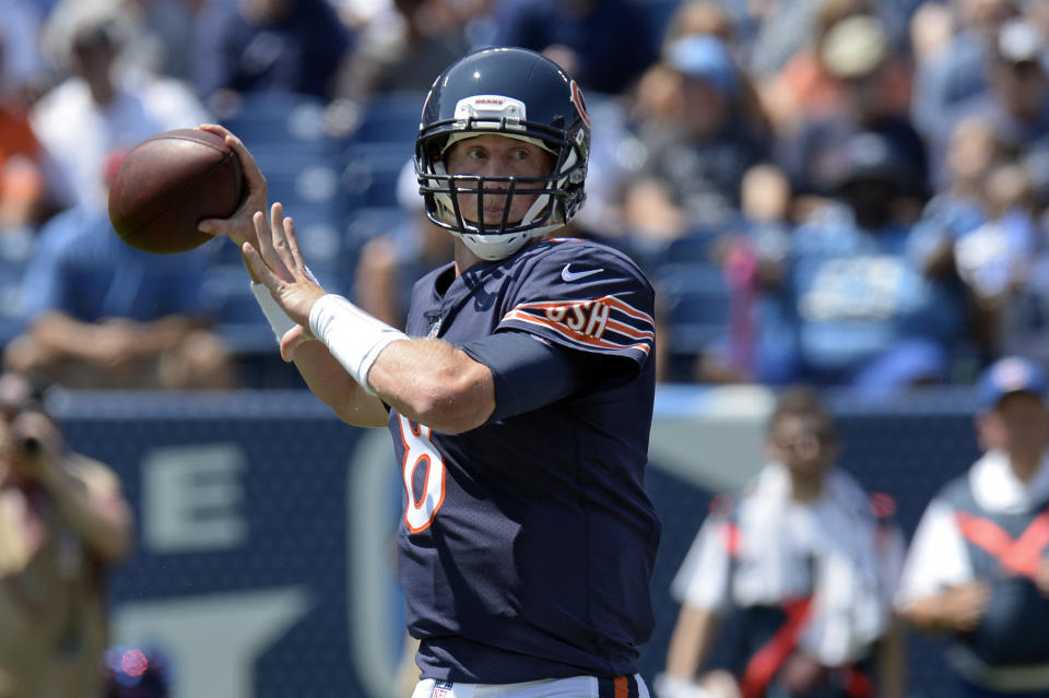 Mike Glennon played well for the Bears in their third preseason game on Sunday. (AP)