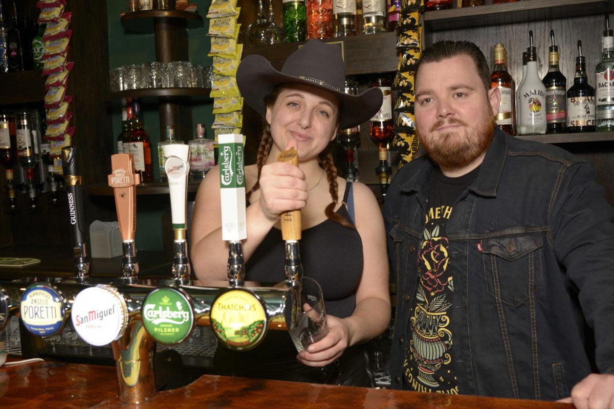 The Stallards has reopened for business with Ruby Goodman and Sam Rugman behind the bar. <i>(Image: Trevor Porter 76989-2)</i>