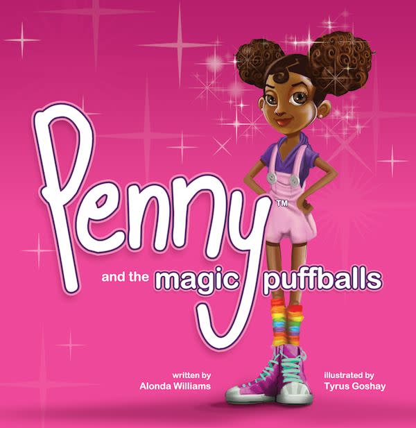 Follow Penny as she goes on adventures while rocking her magic puffballs hairdo that her mom styled for her.&nbsp;<br /><br />Buy it <a href="http://www.amazon.com/Penny-Magic-Puffballs-adventures-Puffballs/dp/0991212908/ref=tmm_pap_title_0?ie=UTF8&amp;amp;qid=1389249351&amp;amp;sr=8-1%22%20target=%22_blank%22%3E">here</a>.