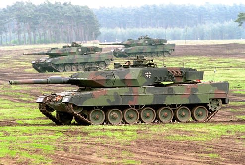德國一直稱要軍援烏克蘭，但遲遲未交付坦克給烏軍。圖為有歐洲豹之稱的德國豹2主戰坦克。&nbsp;&nbsp;&nbsp;圖 : 翻攝自royhaaland.net