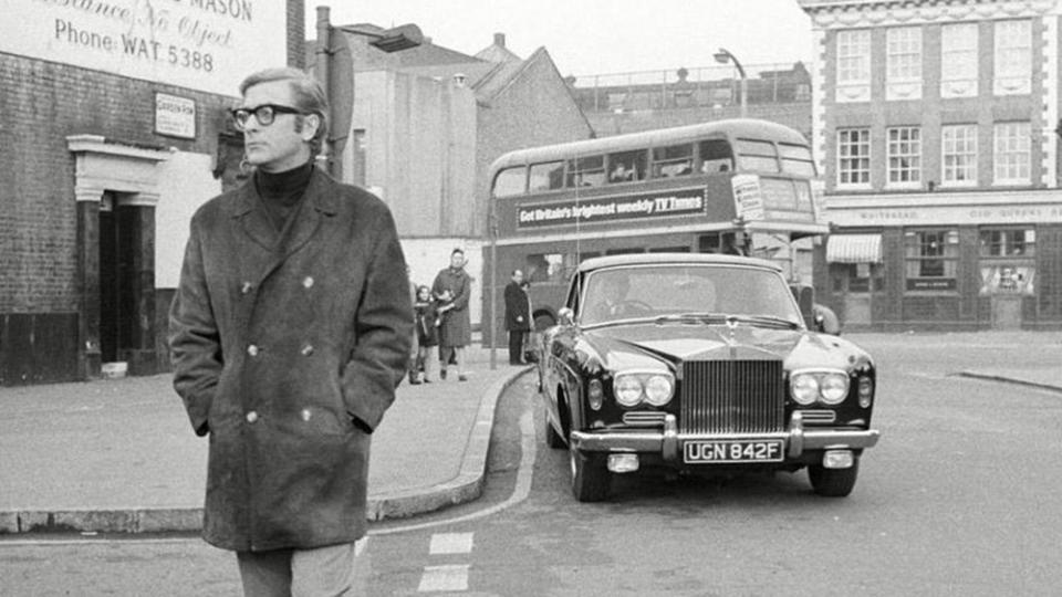 Michael Caine and his 1968 Rolls-Royce Silver Shadow Two-Door Drophead Coupé