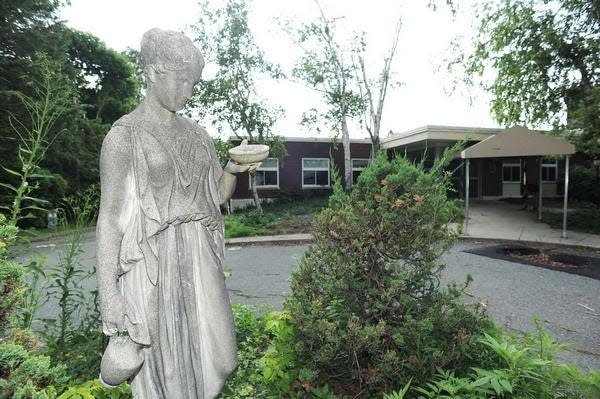 The closed Braemoor Nursing Home on Pearl Street in Brockton on Thursday, July 9, 2020.