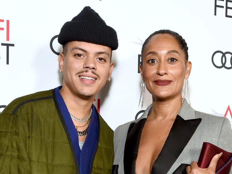 Evan Ross and Tracee Ellis Ross