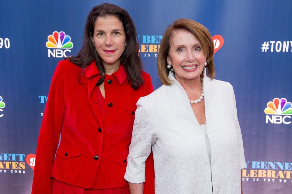 NEW YORK, NY - SEPTEMBER 15: Filmmaker Alexandra Pelosi (L) and Minority Leader of the United States House of Representatives Nancy Pelosi attend Tony Bennett Celebrates 90: The Best Is Yet To Come at Radio City Music Hall on September 15, 2016 in New York City. (Photo by Roy Rochlin/FilmMagic)