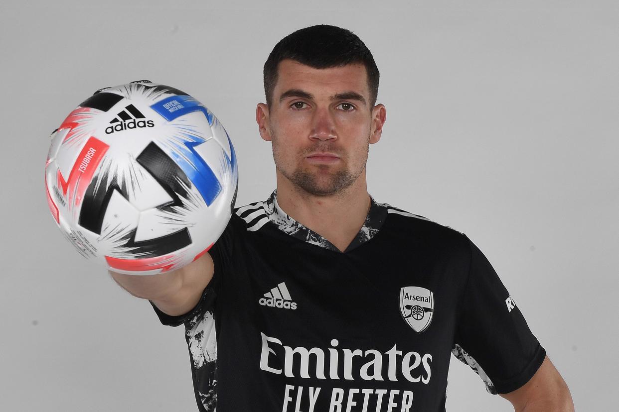 <p>Arsenal audition: Mat Ryan has joined the Gunners until the end of the season</p> (Arsenal FC via Getty Images)