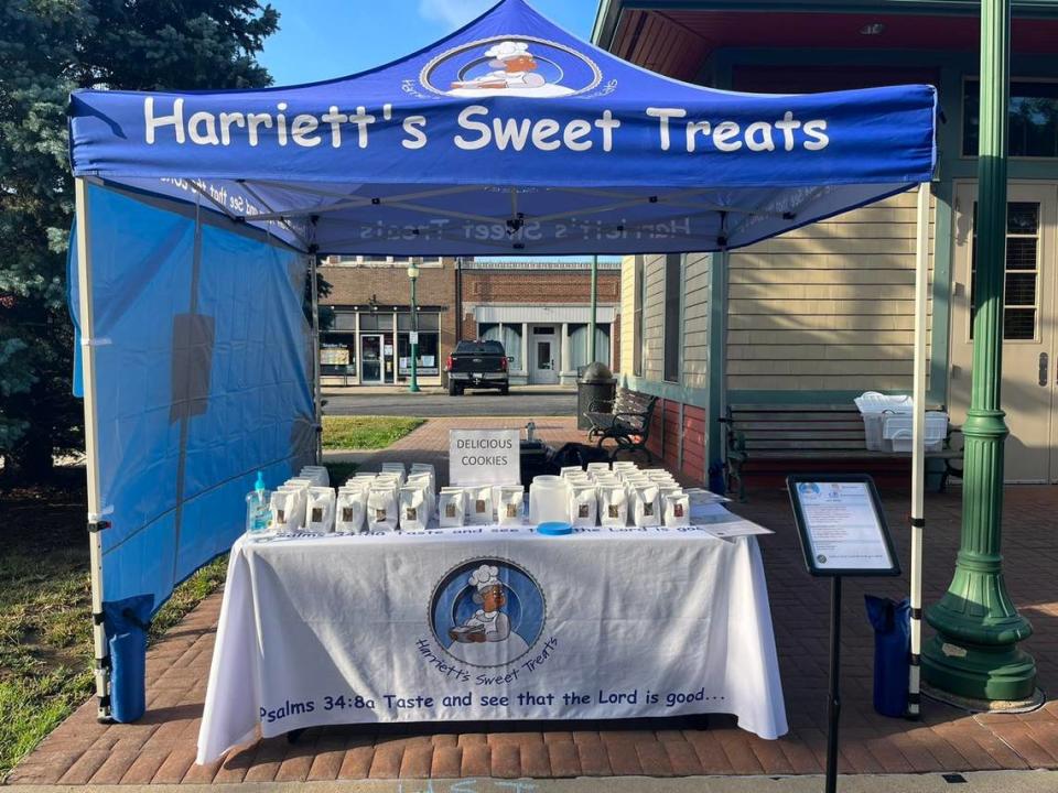 The Harriett’s Sweet Treats stand at Vine Street Market