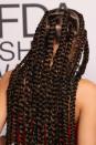 <p>Bottom-skimming box braids make for a statement style, playful and polished at the same time. </p>