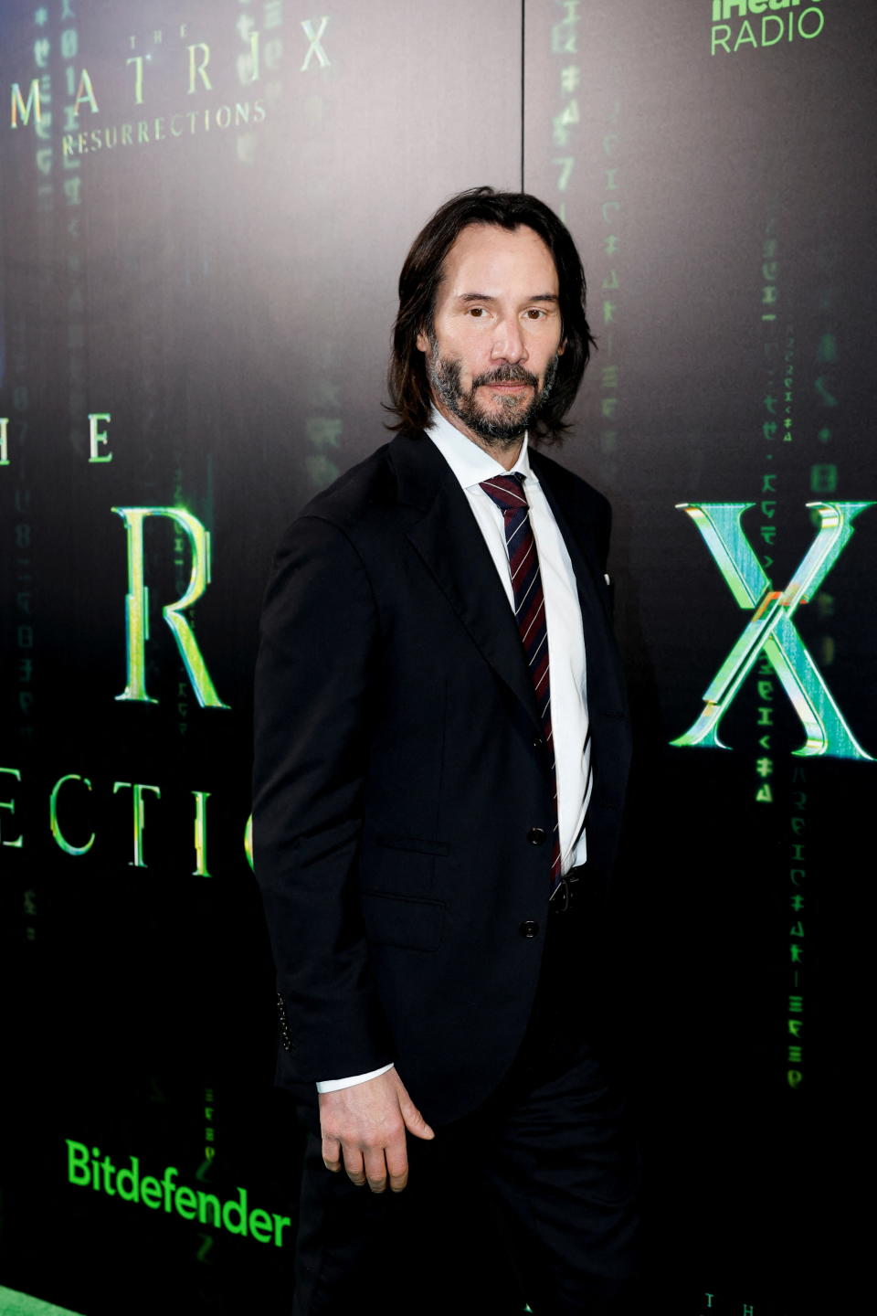 keanu at the new matrix red carpet