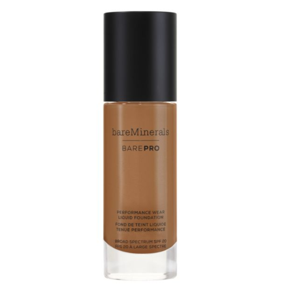 There is a BAREPRO Performance Wear Liquid Foundation available for many different skin tones. (Photo: bareMinerals)