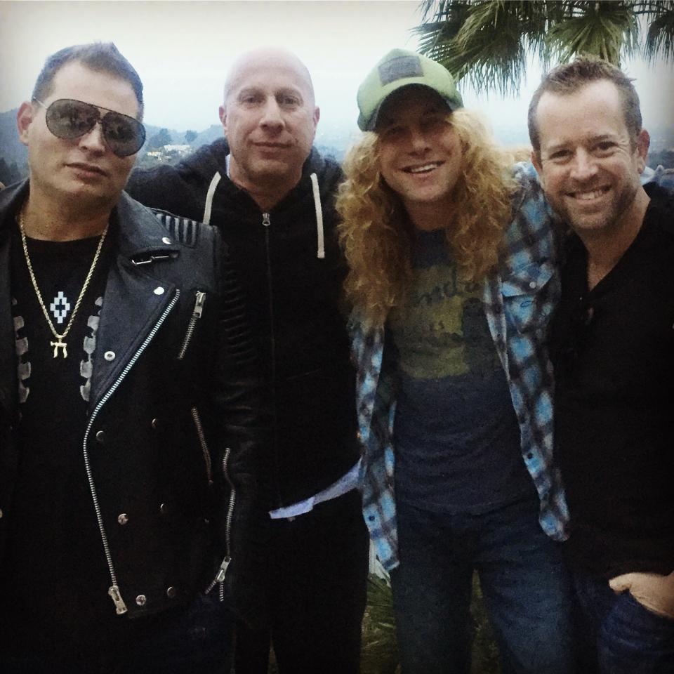 Scott Storch, Steve Lobel, Steven and Jamie Adler. (Photo courtesy of Jamie Adler)