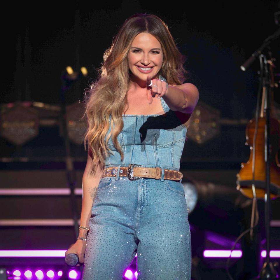 Carly Pearce opens for Tim McGraw at his “Standing Room Only Tour” concert to Raleigh, N.C.’s PNC Arena, Saturday, June 22, 2024.