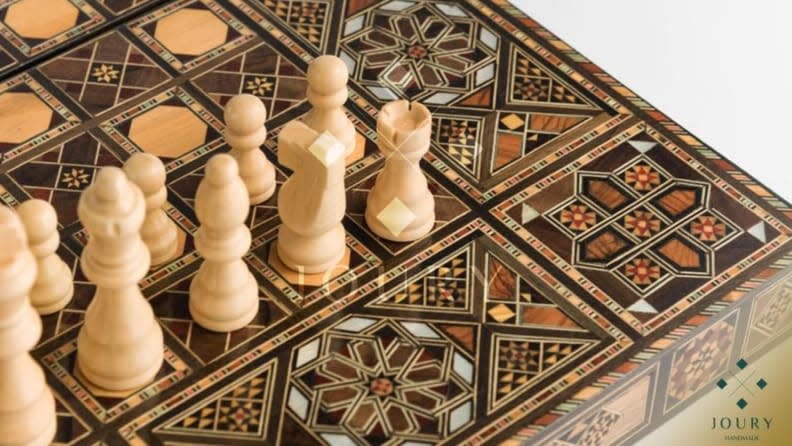 Looking for an ornate chess set? Joury has you covered.