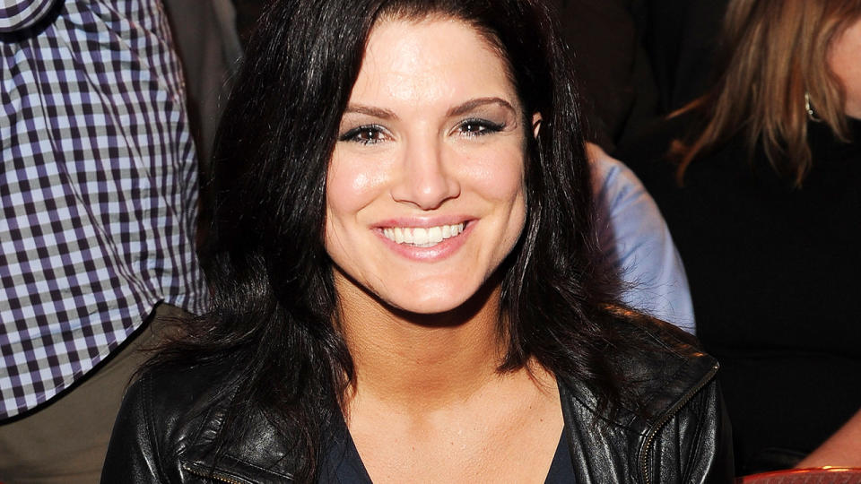 Gina Carano, pictured here at a UFC event in 2011.