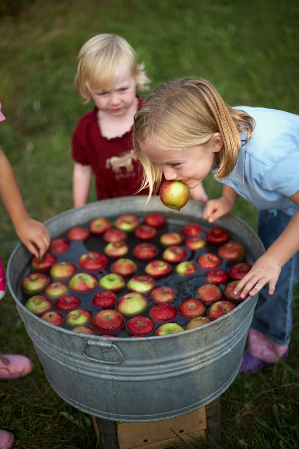 bobbing for apples picnic games