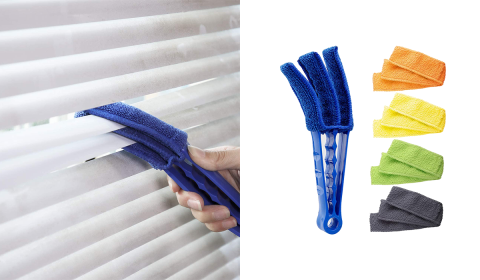 Hiware blind cleaner with five washable sleeves (Photo: Amazon)