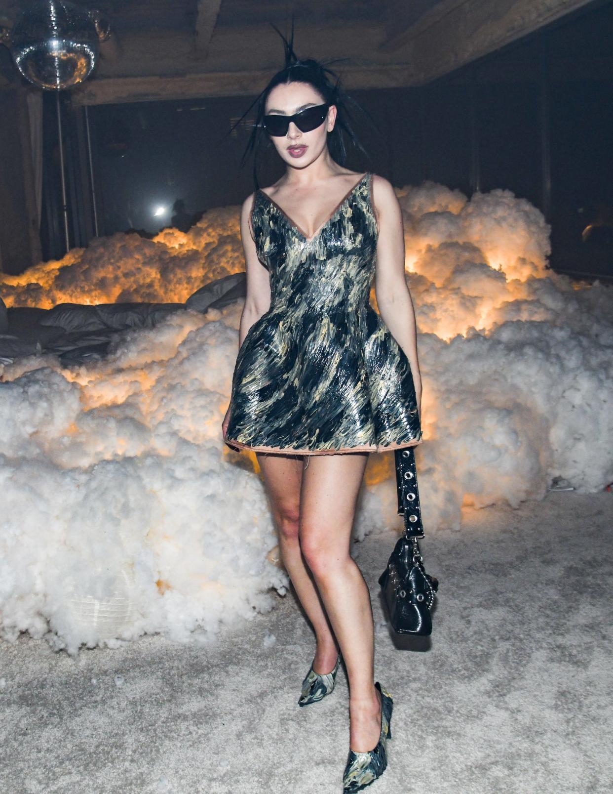 Charli XCX attends a Met Gala after-party.